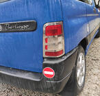 Citroen Berlingo 1996–2008 Takavalojen kehykset (2 kpl, ruostumaton teräs) Carmos - turkkilainen teräs kuva 4