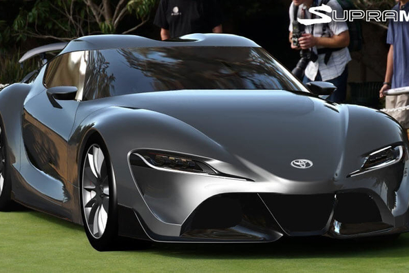 Uuden Toyota Supra -mallin renderöidyt kuvat julkaistu