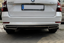 Skoda Octavia III A7 2013–2019 Takadiffuusorin kehys (2013-2017, ruostumaton teräs) Carmos - turkkilainen teräs kuva 8