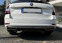 Skoda Octavia III A7 2013–2019 Takadiffuusorin kehys (2013-2017, ruostumaton teräs) Carmos - turkkilainen teräs kuva 7