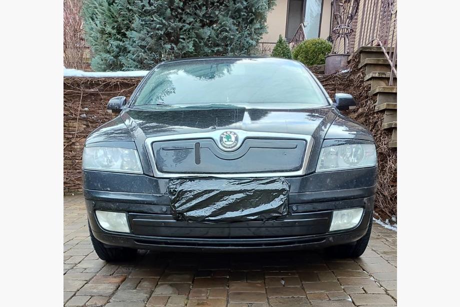 Skoda Octavia II A5 2006–2010 Talvisuoja etusäleikköön (alempi) Kiiltävä Image