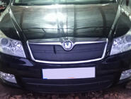 Skoda Octavia II A5 2010–2013 Talvisuoja jäähdyttimensäleikköön (yläosa) kuva 3