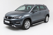 Seat Ateca 2016– Fullmond sivuastinlaudat (2 kpl, alumiini) kuva 1