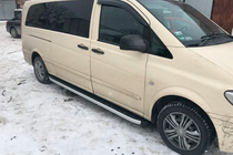 Mercedes Vito/V-class W447 2014– Fullmond sivuportaat (2 kpl, alumiini) kuva 5