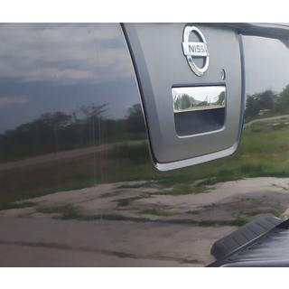 Takalukun kahvan suojus (ruostumaton teräs) Nissan Navara 2006–2015 kuva 2