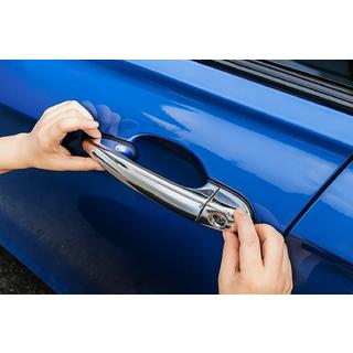 Ovenkahvan kromisuojat (4 kpl, ruostumaton teräs) BMW 5-sarja E60/E61 2003–2010 kuva 3