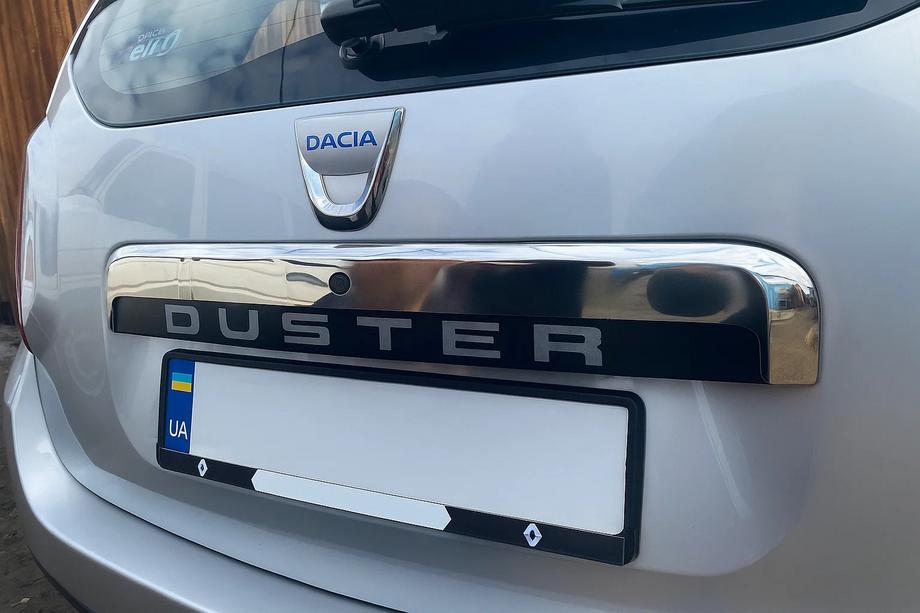 Renault Duster 2008–2017 Rekisterikilven ylälista (ruostumaton teräs) Image