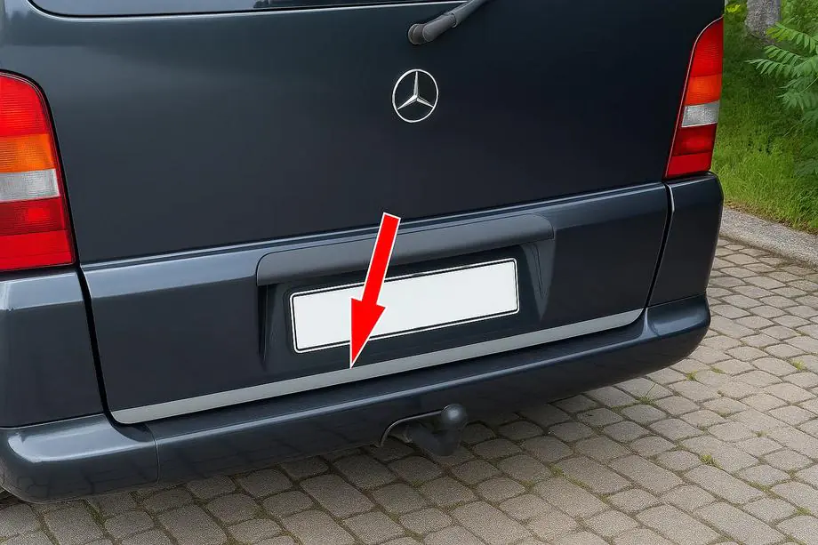 Mercedes Vito W638 1996–2003 Takalaukun reunalista (RST) Image