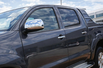 Toyota Hilux 2006–2015 Peilinkuoret (2 kpl, ruostumaton teräs) ABS-muovi kuva 1