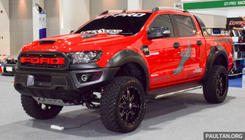 Ford Ranger 2011–2022 Etusäleikkö LED-valoilla V2 Musta kuva 2
