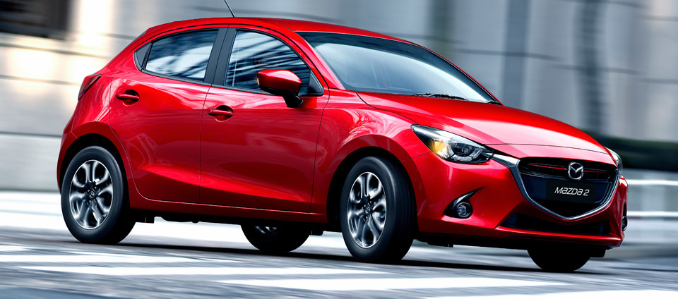 Mazda 2 -kompaktihatchbackin koeajo