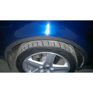 Lokasuojan kaarilevikkeet (4 kpl, mustat) Audi A6 C5 2001–2004 kuva 3