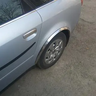 Pyöränkaaren kromilistat (4 kpl, ruostumaton teräs) Audi A6 C5 1997–2001 kuva 3
