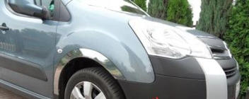 Citroen Berlingo 2008–2018 Pyöränkaaren kromilistat (4 kpl, ruostumaton teräs) 2 sivuovea, ruostumaton teräs kuva 9