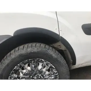 Lokasuojan kaarilevikkeet (4 kpl, mustat) Fiat Doblo I 2001–2005 kuva 2