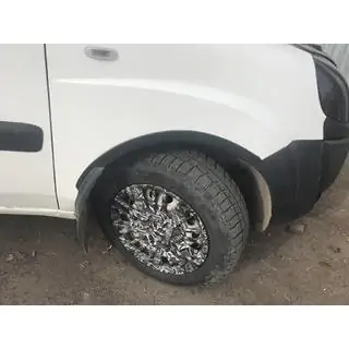 Lokasuojan kaarilevikkeet (4 kpl, mustat) Fiat Doblo I 2005–2010 kuva 2