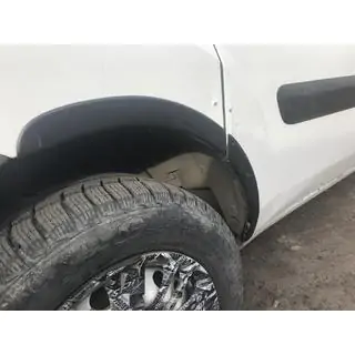 Lokasuojan kaarilevikkeet (4 kpl, mustat) Fiat Doblo I 2005–2010 kuva 3