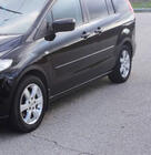 Mazda 5 2005–2009 Lokasuojan kaarilevikkeet (4 kpl, mustat) kuva 3