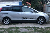 Mazda 5 2005–2009 Lokasuojan kaarilevikkeet (4 kpl, mustat) kuva 2