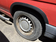 Mercedes Vito W638 1996–2003 Lokasuojan kaarilevikkeet (4 kpl, mustat) ABS-muovi kuva 5