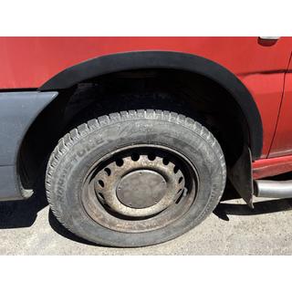 Lokasuojan kaarilevikkeet (4 kpl, mustat) Mercedes Vito W638 1996–2003 kuva 4