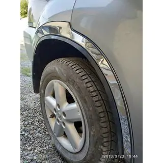 Pyöränkaaren kromilistat (4 kpl, ruostumaton teräs) kuva 4