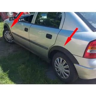 Lokasuojan kaarilistat (SD/HB) (4 kpl, mustat)