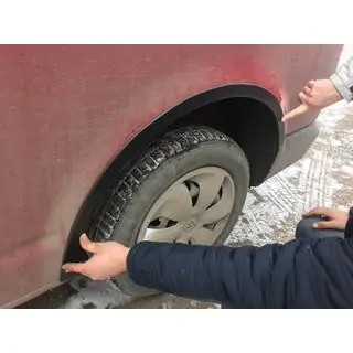 Pyöränkaarilistat (6 kpl, mustat) kuva 3