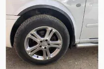 Mercedes Viano 2004–2014 Lokasuojan kaarilevikkeet (4 kpl, mustat) kuva 3
