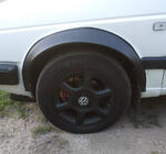Volkswagen Golf 2 1983–1992 Lokasuojan kaarilevikkeet (4 kpl, mustat) kuva 1