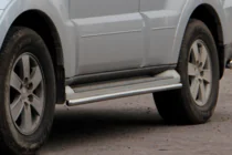 Mitsubishi Pajero Wagon III 1999–2006 Sivuputket alkuperäisiin kiinnityksiin (2 kpl, ruostumaton teräs) kuva 5