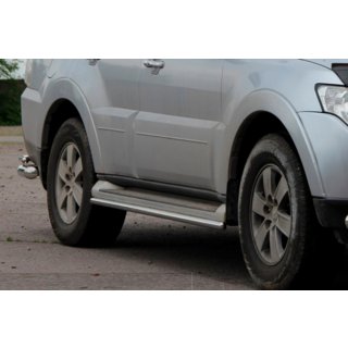 Sivuputket alkuperäisiin kiinnityksiin (2 kpl, ruostumaton teräs) Mitsubishi Pajero Wagon III 1999–2006 kuva 4