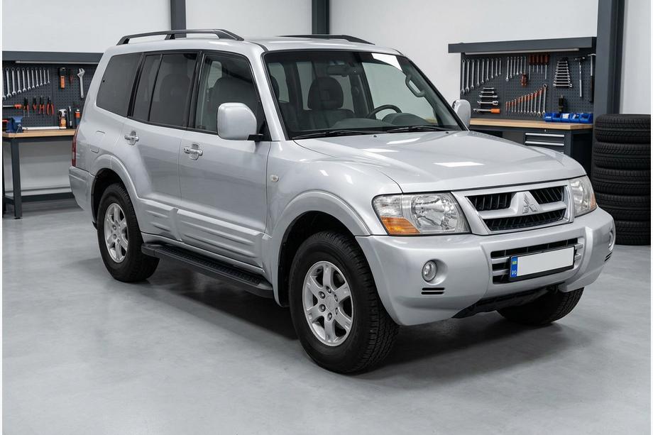 Mitsubishi Pajero Wagon III 1999–2006 Allmond Black sivuaskelmat (2 kpl, alumiini) Image