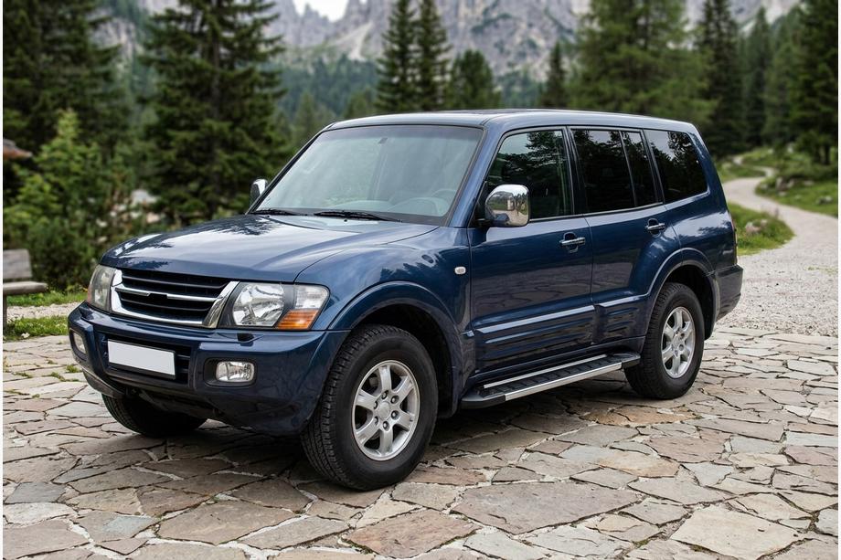 Mitsubishi Pajero Wagon III 1999–2006 Sivukynnykset RedLine V1 (2 kpl, alumiini) Image