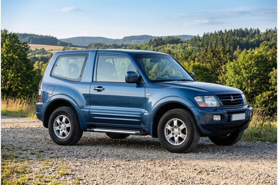 Mitsubishi Pajero Wagon III 1999–2006 Line-sivuporrassarja (2 kpl, alumiini) Image