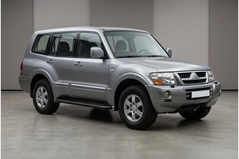 Mitsubishi Pajero Wagon III 1999–2006 Bosphorus Black sivuastinlaudat (2 kpl, alumiini) Image