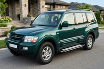 Mitsubishi Pajero Wagon III 1999–2006 Rainbow sivuporrassarja (2 kpl, alumiini) kuva 1