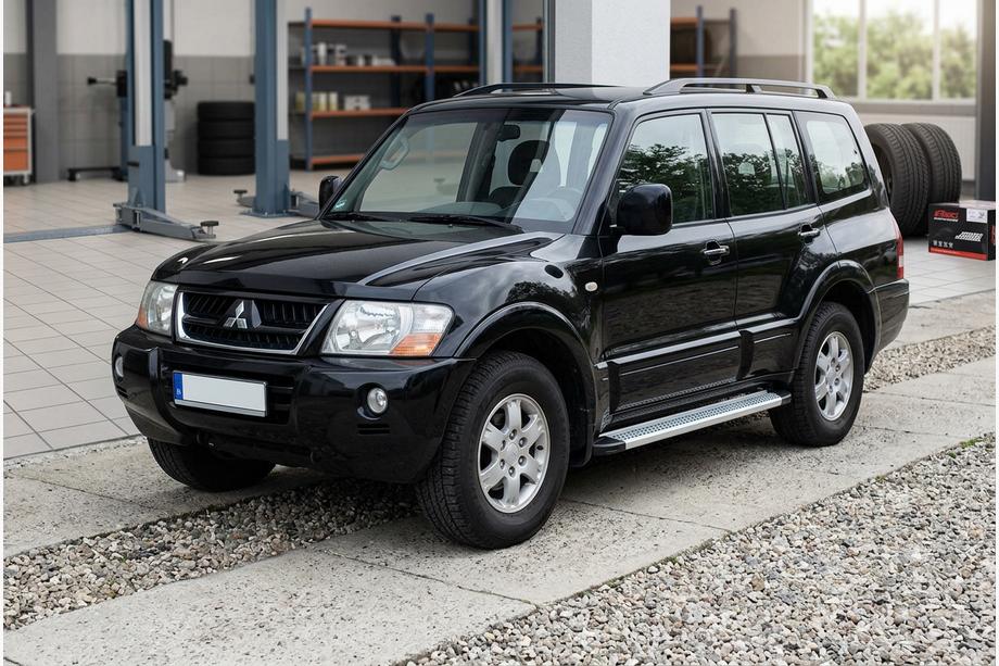 Mitsubishi Pajero Wagon III 1999–2006 Maya V2 sivuportaat (2 kpl, alumiini) Image