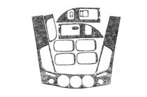 Mitsubishi L200 2006–2015 Kojelaudan koristepaneelisarja (11 osaa) Hiilikuitu kuva 2