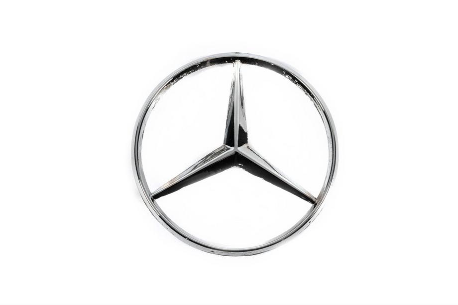 Mercedes E-class W124 1984–1997 Takaembleemi (ruostumaton teräs) Image