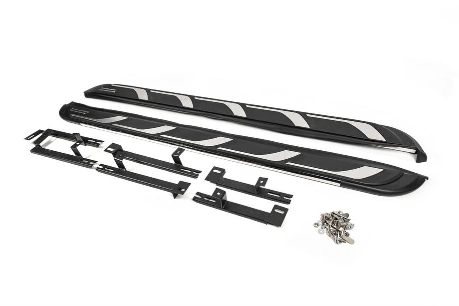 Audi Q7 2015–2026 OEM V2 -astinlaudat (2 kpl, alumiini) Image