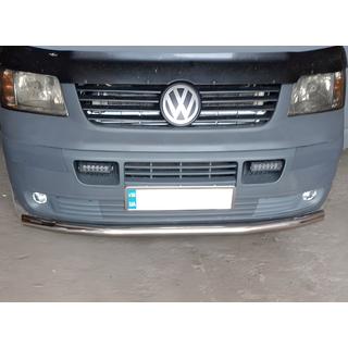 Yksiputkinen keulasuoja (ruostumaton teräs) Volkswagen T5 Transporter 2003–2010 kuva 1