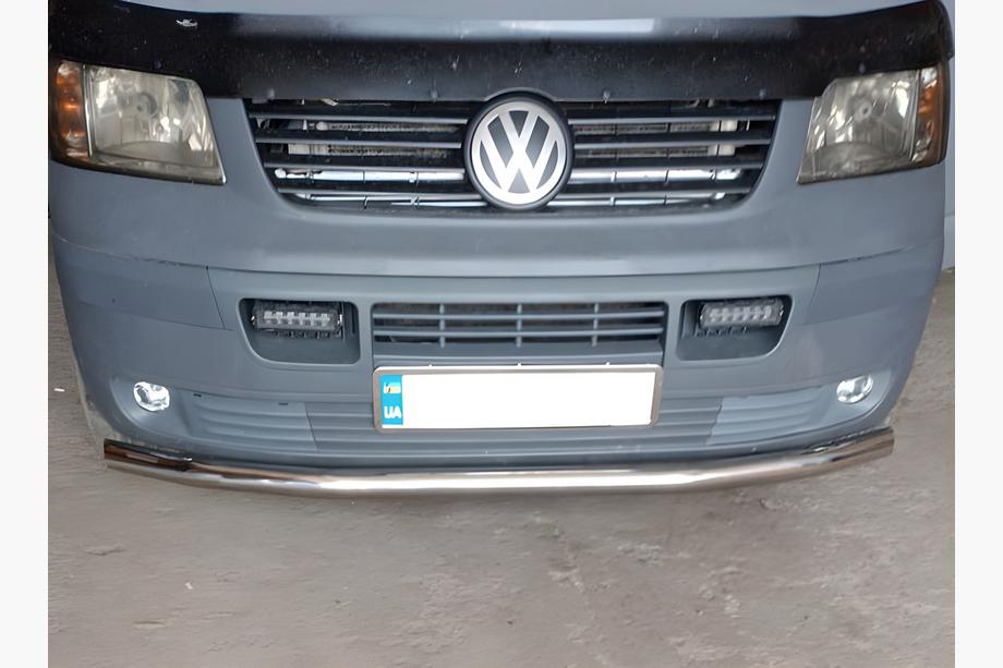 Volkswagen T5 Transporter 2003–2010 Yksiputkinen keulasuoja (ruostumaton teräs) 51 mm Image