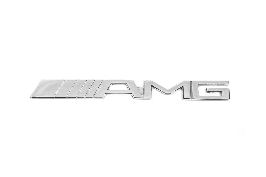 Mercedes-Benz AMG-embleemi (15 cm, ruostumaton teräs) Kuva 2