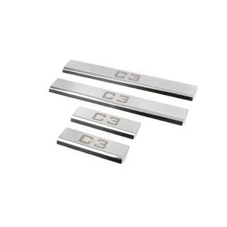 Kromiset kynnyslistat (4 kpl, Carmos)