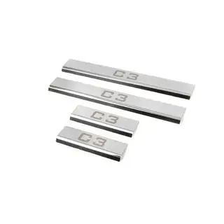 Kromiset kynnyslistat (4 kpl, Carmos)