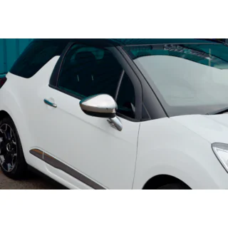 Sivupeilin kuoret (2 kpl, ruostumaton teräs) Citroen C-3 2009–2016 kuva 4
