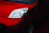Citroen Nemo 2007–2017 Ajovalojen kromilistat (2 kpl, ruostumaton teräs) OmsaLine – italialainen ruostumaton teräs kuva 1