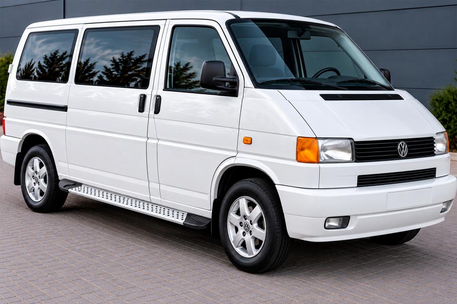 Volkswagen T4 Transporter 1990–2003 Sivukynnykset Allmond Grey (2 kpl, alumiini) Pitkä akseliväli Image