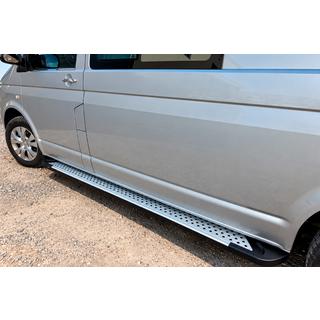 Sivuporrast X5-tyyppi (2 kpl, alumiini) Volkswagen T5 2010–2015 kuva 1